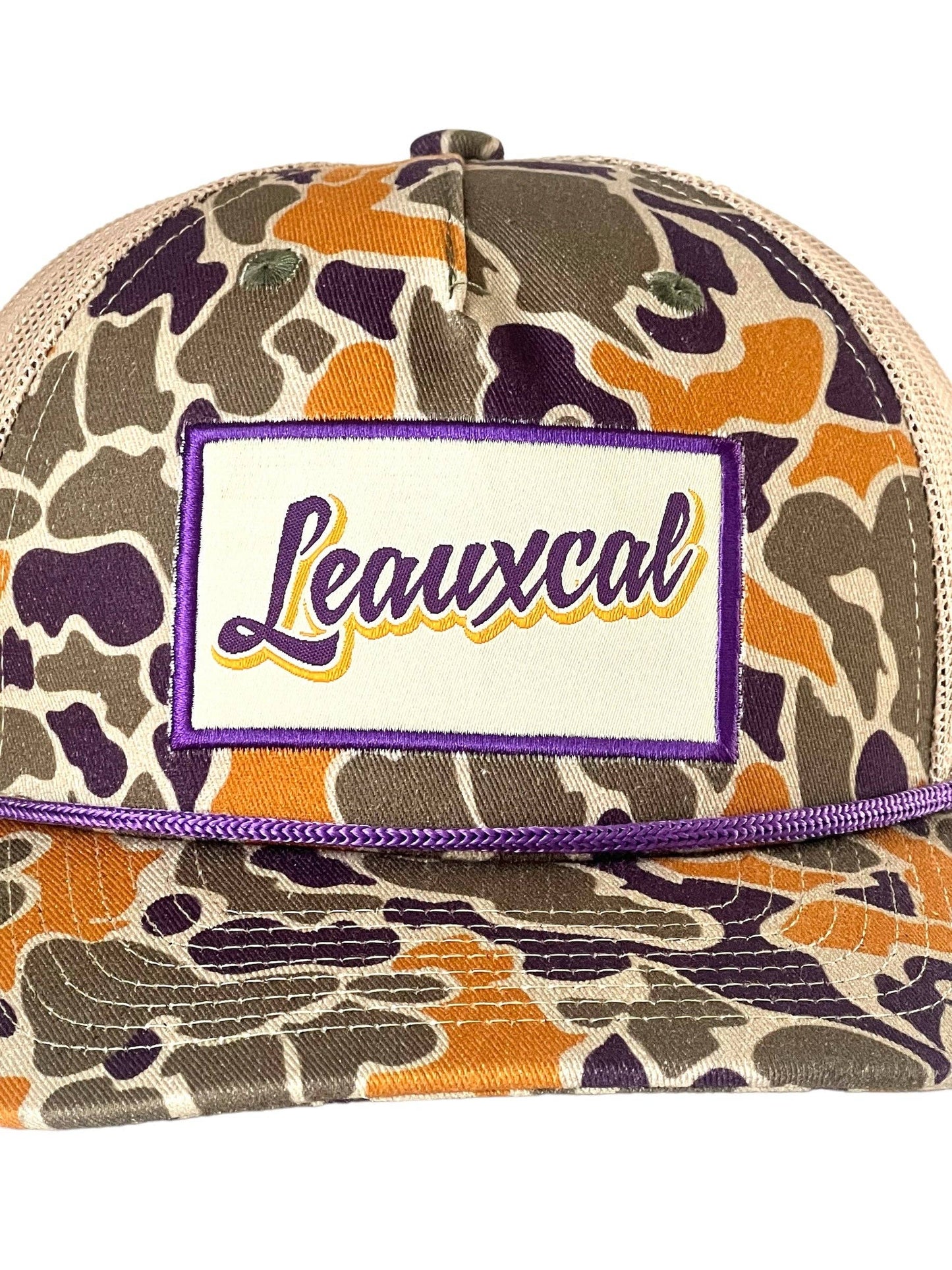 The Leauxcal Adult Camo Trucker Hat
