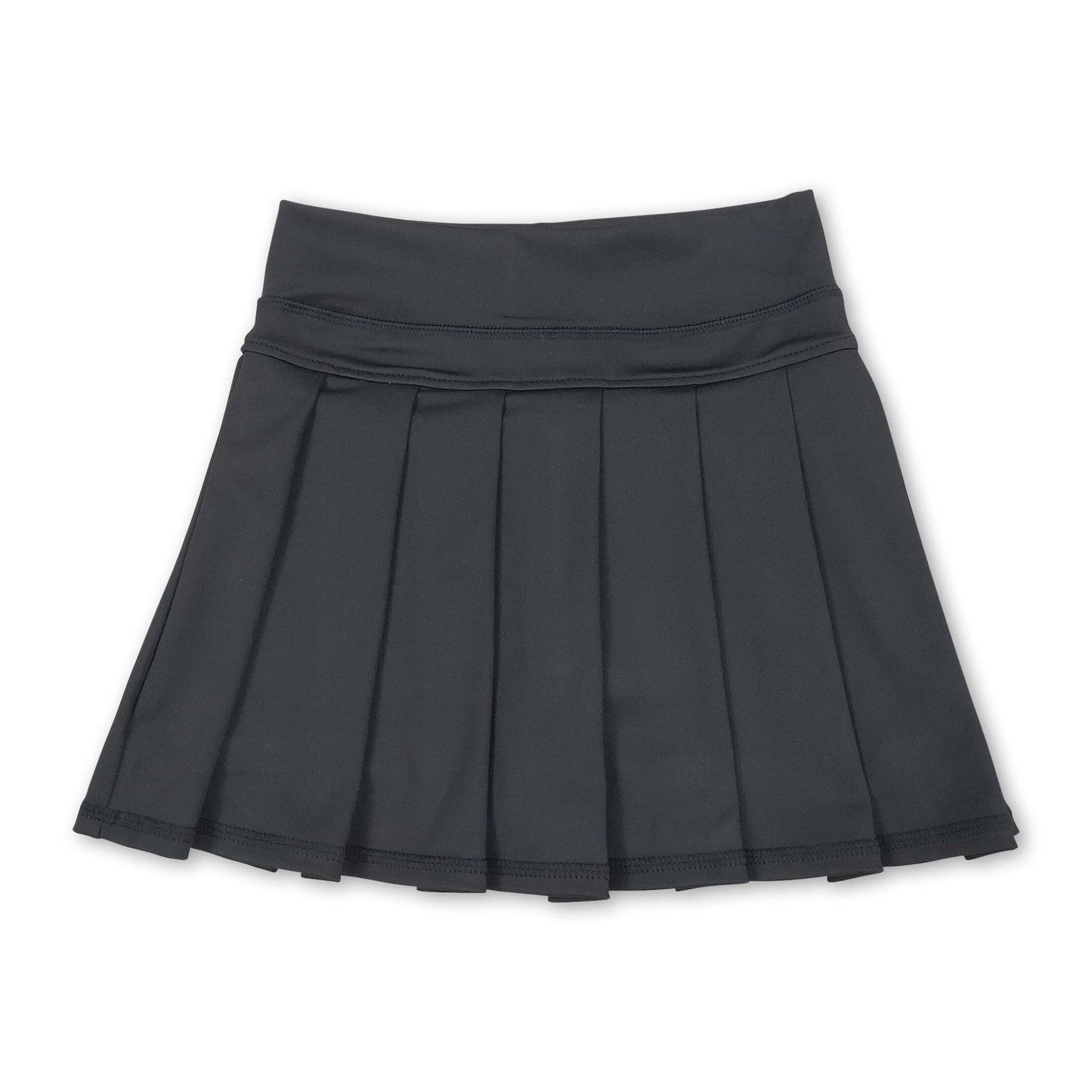 Black high waist activewear skort