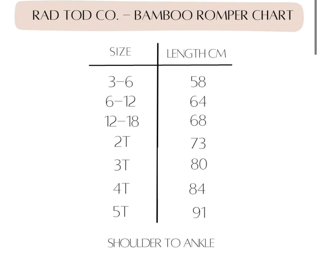 Bamboo Romper - RTS