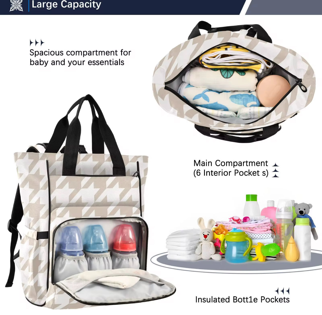 Camo diaper bag - PREORDER