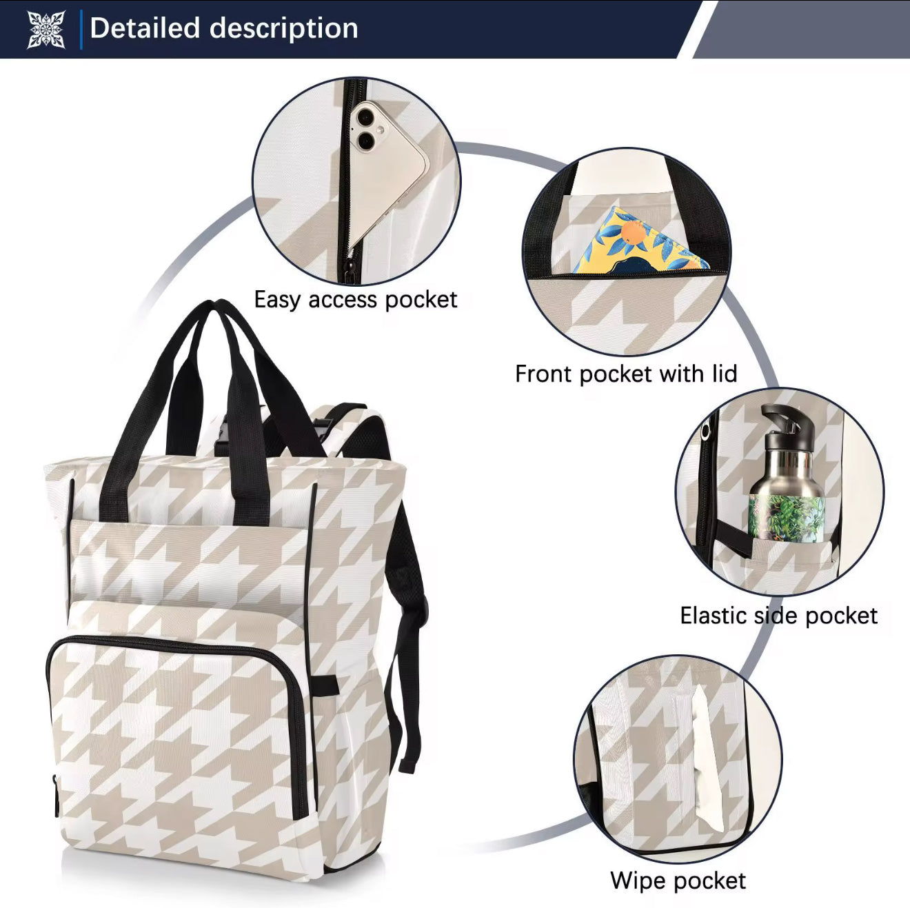 Camo diaper bag - PREORDER
