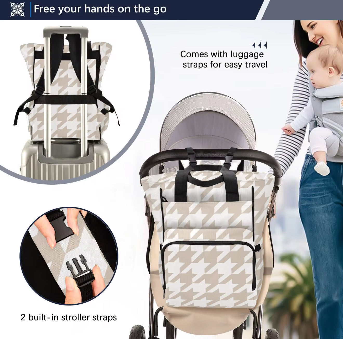 Camo diaper bag - PREORDER