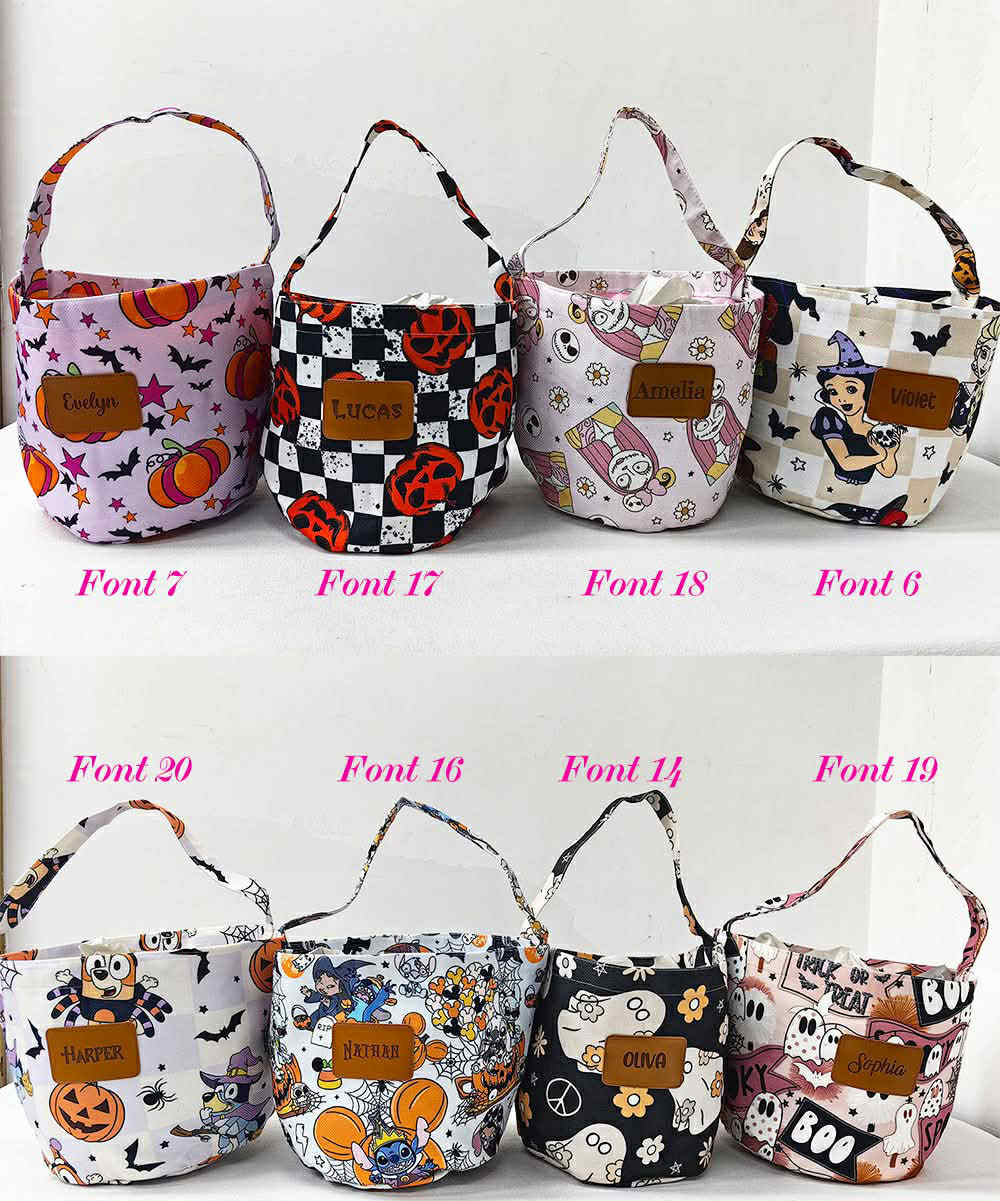 Custom Halloween Buckets -