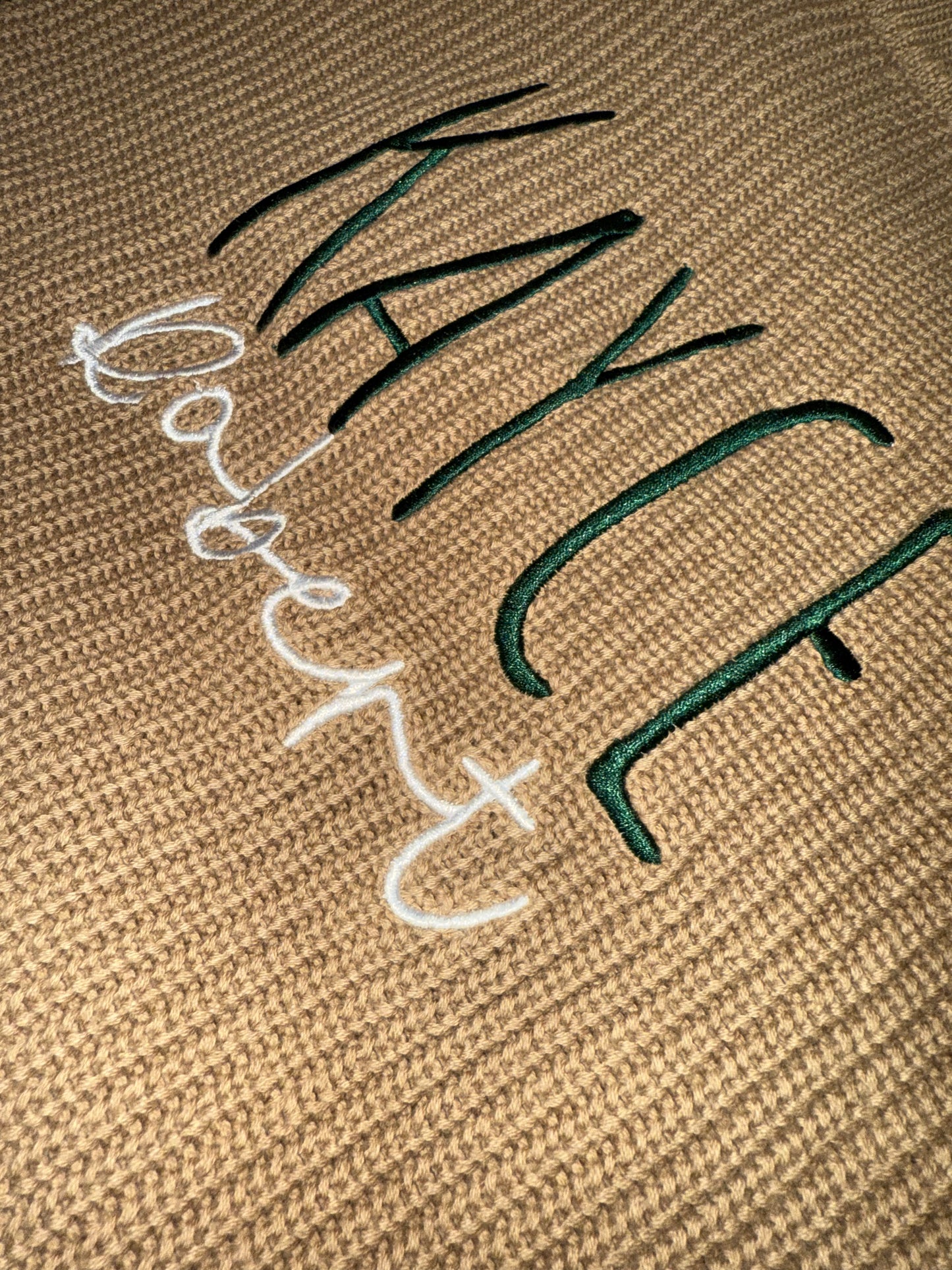 Embroidered Name Sweater - PREORDER