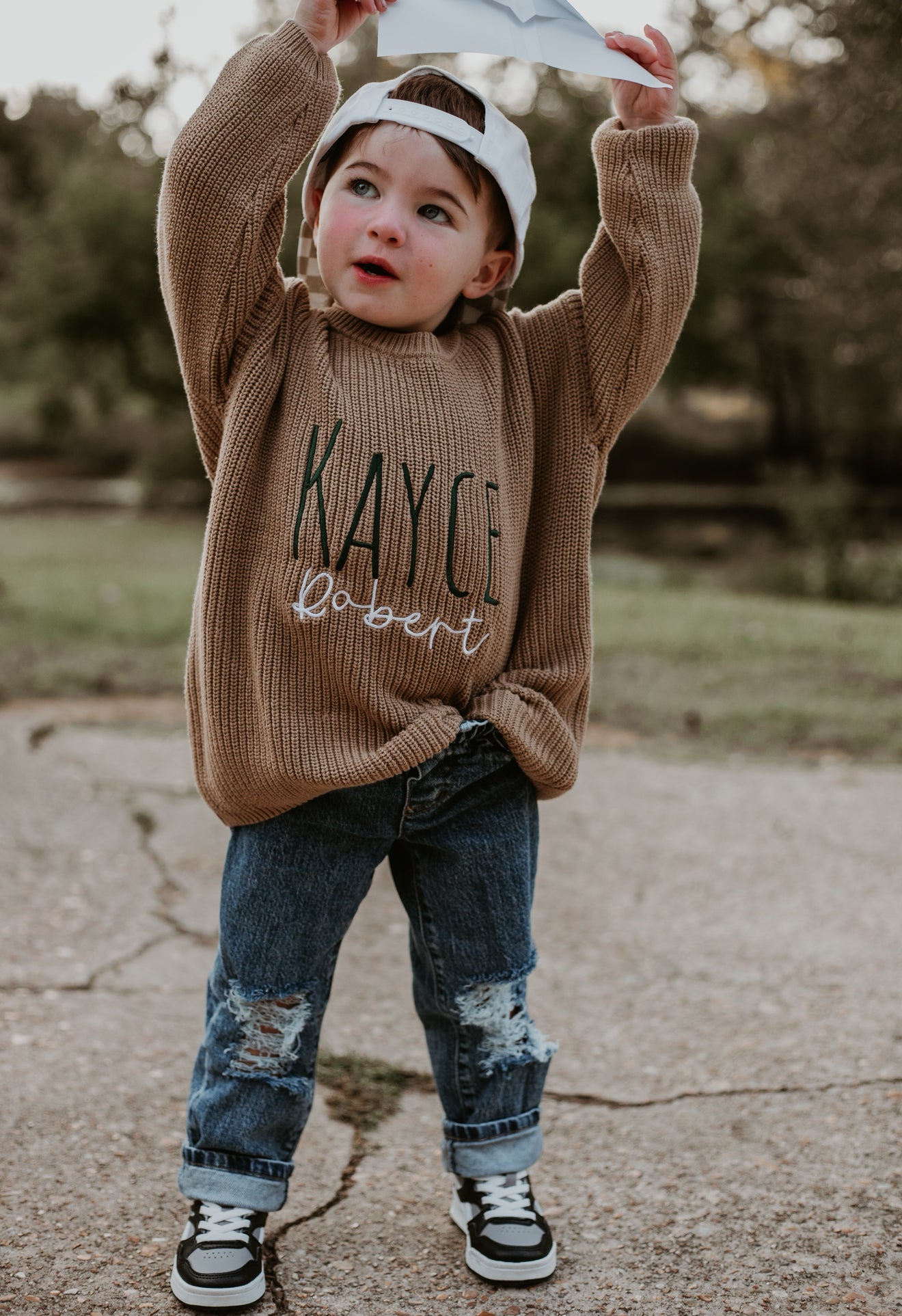 Embroidered Name Sweater - PREORDER