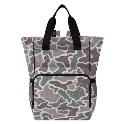 Camo diaper bag - PREORDER