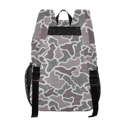 Clear / Camo 16” backpack - PREORDER