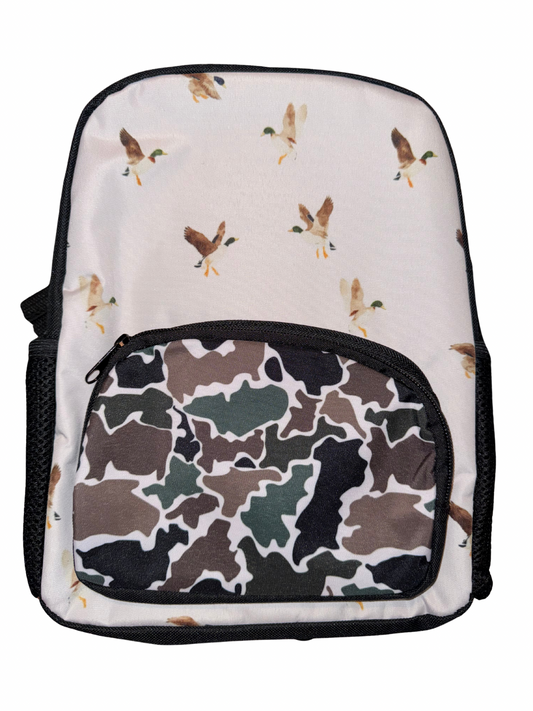 Camo/Mallard mini backpack - rts
